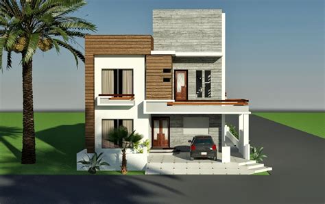 10 MARLA CORNER HOUSE PLAN DESIGN OF TARIQ GARDEN, LAHORE | Modern ...