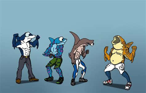 Street Sharks redesigned #sharkweek #streetsharks #greatwhiteshark #tigershark #hammerhead # ...