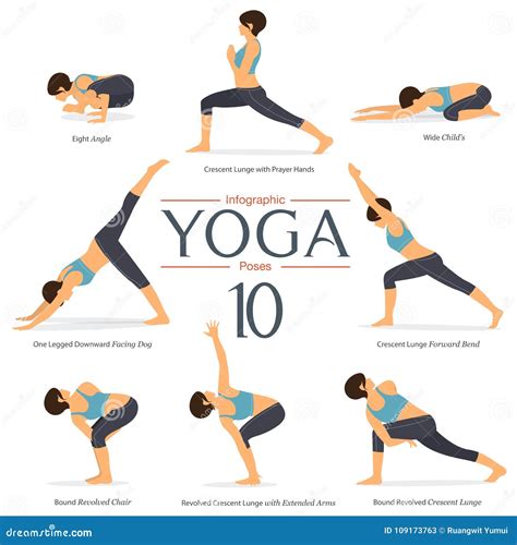 Yoga Poses Vector Stock Photo | CartoonDealer.com #172602582