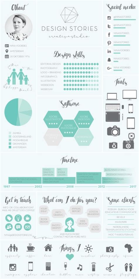 Business infographic : infographic about me and my creative studio ...