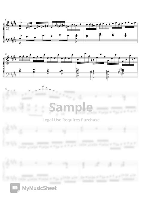 Chopin - Etude Op.10 No.4 (압축버전) (계이름악보 포함) Sheet by 3분피아노