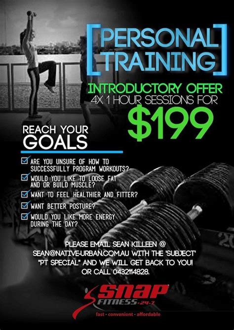 Personal Trainer Flyer Template Beautiful Upmarket Modern Personal Trainer Flyer Design for A ...