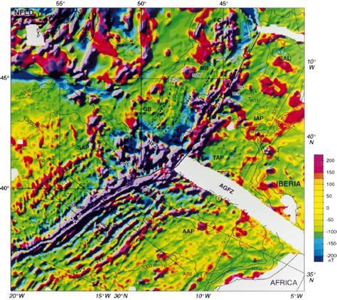 Magnetic Anomaly Map