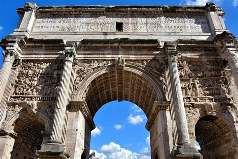 Arch of Septimius Severus at Roman Forum in Rome, Italy - Encircle Photos