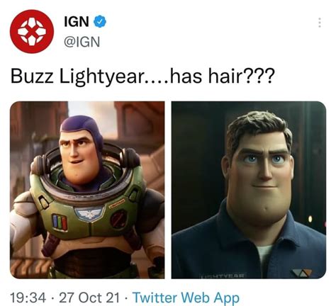 Buzz Lightyear... .has hair??? AS - )