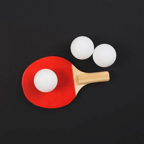 Free Photo | Modern ping pong equipment composition