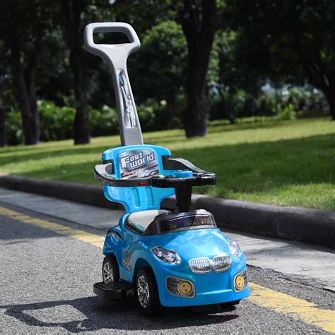 Kid Ride On 3 In 1 Push Car Toddler Wagon W Handle Horn Outdoor Stroller 55lbs | eBay