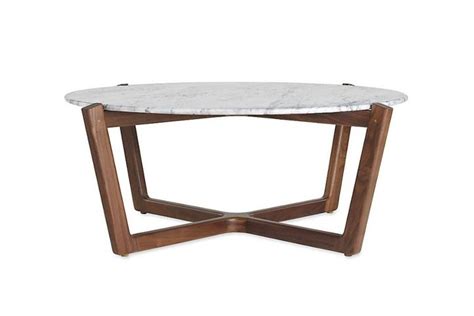 Oval Marble Coffee Table, White | Vivense London