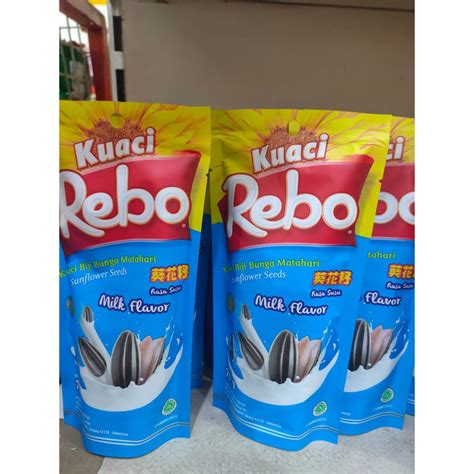 Jual Kuaci Rebo Rasa Original / Milk / Salted Caramel / Green tea 70gr ...