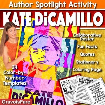 Kate DiCamillo Author Study - Because of Winn Dixie, etc. Novel Study ...