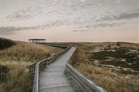 "Salisbury Beach Boardwalk In Autumn" by Stocksy Contributor "Raymond ...