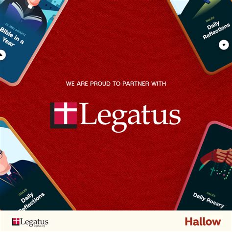 Legatus International Announces Hallow as Official Prayer and Meditation App