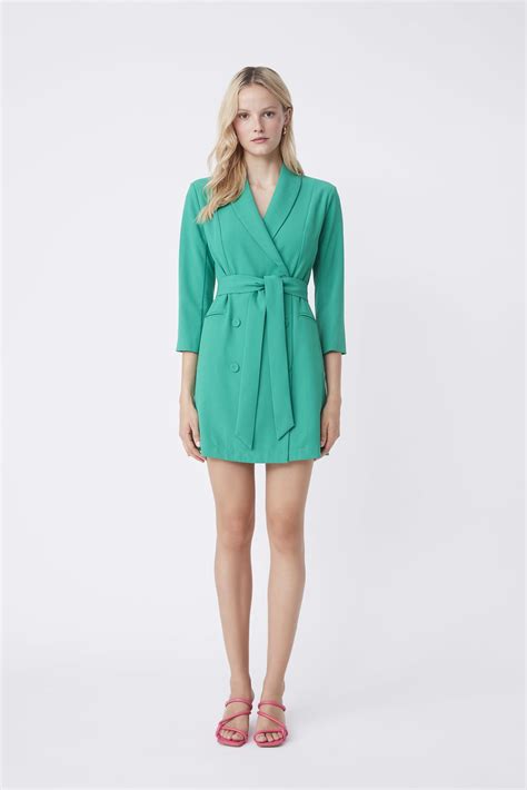 Cheraz Blazer Dress Green - Divine
