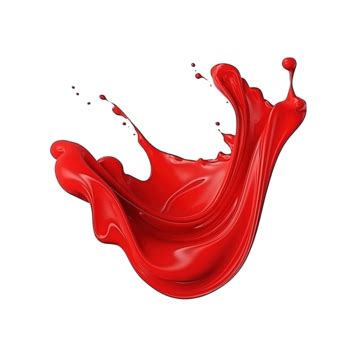 Red Color Sauce Paint Liquid Splash Generative Ai, Red, Color, Sauce PNG Transparent Image and ...