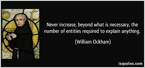 William of ockham quote - ladegacademy