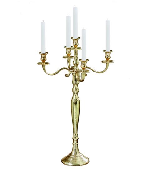 Golden Candle Holder - 77cm