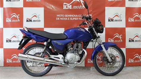 Honda CG 150 Titan ESD 2008 Azul | KM Motos | Sua Loja de Motos Seminovas