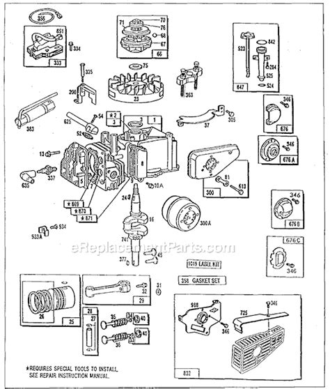 Briggs And Stratton Engine Parts List | Reviewmotors.co