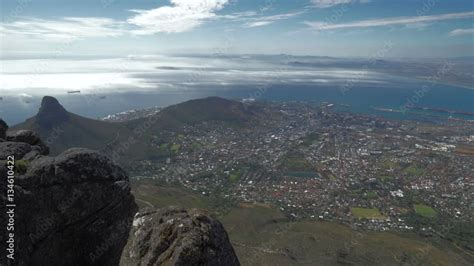 Cape Town as Seen from Table Mountain Stock Video | Adobe Stock