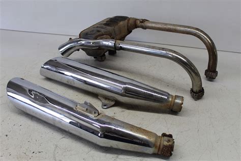 83-86 HONDA V65 MAGNA VF1100C FULL EXHAUST HEADERS PIPES MUFFLER SILENCER