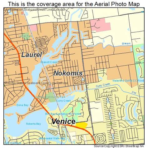 Aerial Photography Map of Nokomis, FL Florida