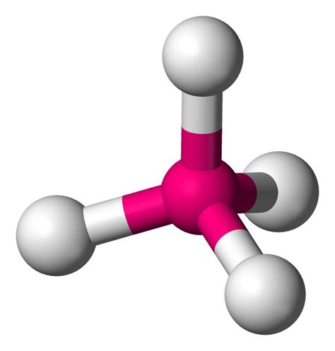 Tetrahedral molecular geometry - Wikipedia | Molecular geometry, Molecular, Geometry