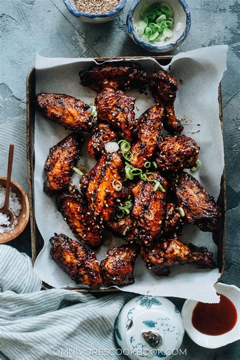 Easy Sticky Wings with Hot Sauce - Omnivore's Cookbook