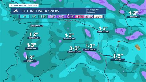 Snow moves into Western Montana tonight