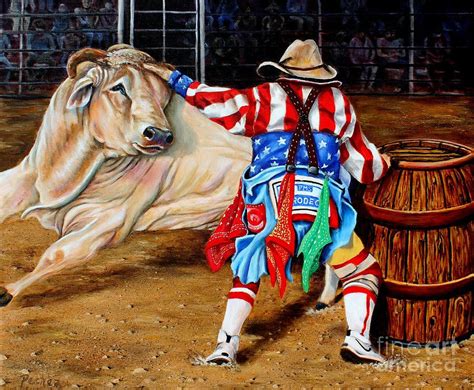 Rodeo Clown by Pechez Sepehri | Clown paintings, Rodeo, Clown