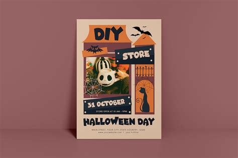 Halloween Store Flyer, Graphic Templates - Envato Elements