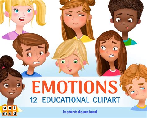 Emotions Clip Art For Kids