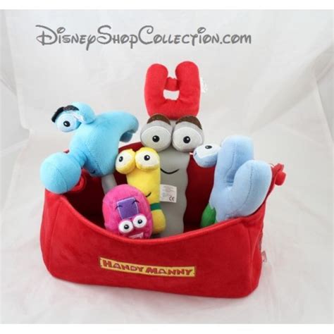 Plush soft toy Handy Manny DISNEY STORE toolbox plush