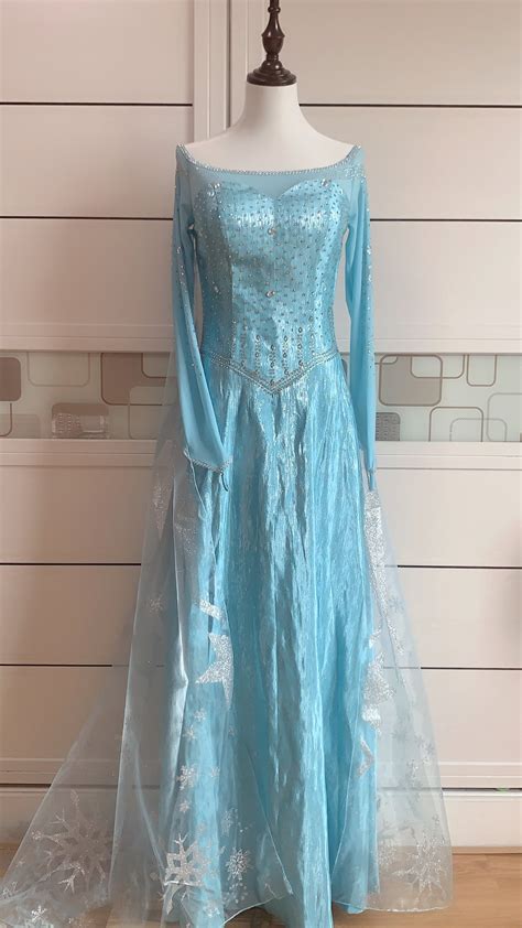 Inspired Elsa Dress Blue Elsa Cosplay Costume - Etsy