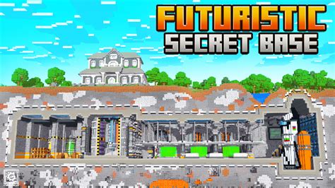 Futuristic Secret Base in Minecraft Marketplace | Minecraft