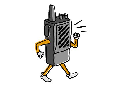 Walkie Talkie Walking and Talking by Loren Klein on Dribbble