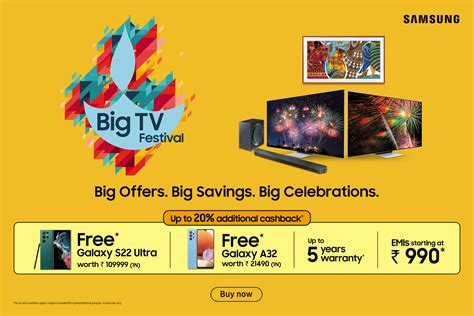 Samsung ‘Big TV Festival’ Gets Bigger Than Ever This Festive Season ...