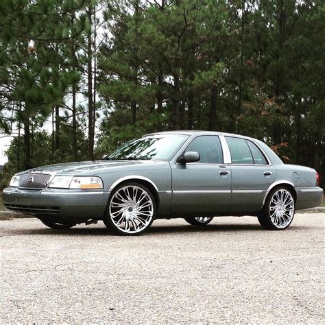 Check out this 2005 Mercury Grand Marquis squattin... | RimTyme Custom Wheels & Tires