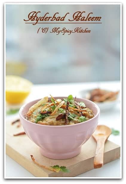 Hyderabadi Haleem - MySpicyKitchen