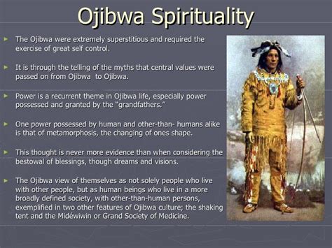 Final Power Point Presentation Chapter 10 Ojibwa