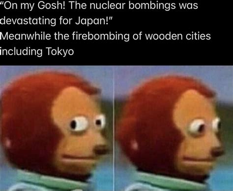 The fire bombings were just as bad as the atomic bombs | History Memes | History Memes | Know ...