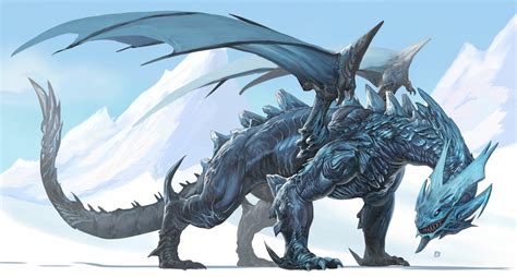 Ice Dragon | Dragon artwork fantasy, Creature concept art, Dragon artwork