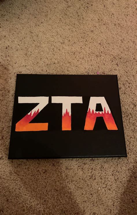 zeta tau alpha sorority painting on Mercari | Sorority art, Sorority canvas paintings, Sorority ...