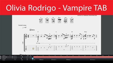 Olivia Rodrigo Vampire Chords - Eimile Maribeth