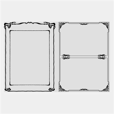 Vintage scroll vector borders | CRAFTSMANSPACE