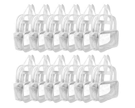DALIX Clear Backpack for School Transparent Bags Girls Boys White 12 Pack - Walmart.com