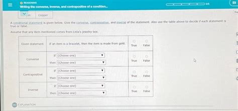 A conditional statement is given below. Give the | Chegg.com