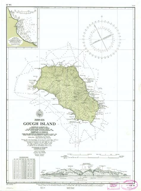 GOUGH ISLAND MAP | Island map, Map, Island