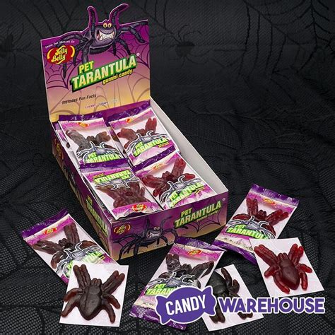 Jelly Belly Big Gummy Tarantula Spiders Candy Packs: 24-Piece Box | Jelly belly, Gummies, Jelly