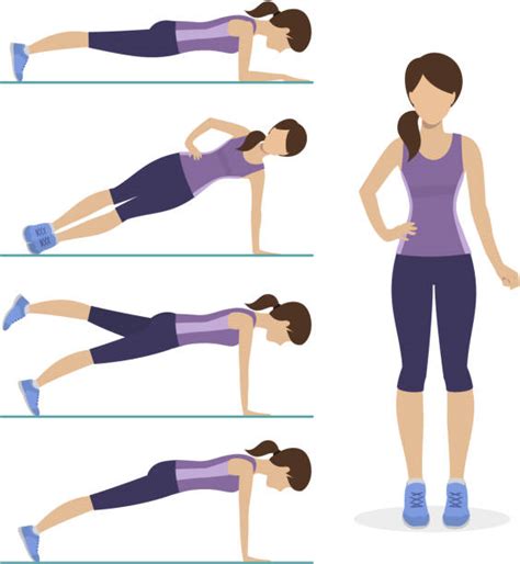 Plank Exercise Illustrations, Royalty-Free Vector Graphics & Clip Art - iStock