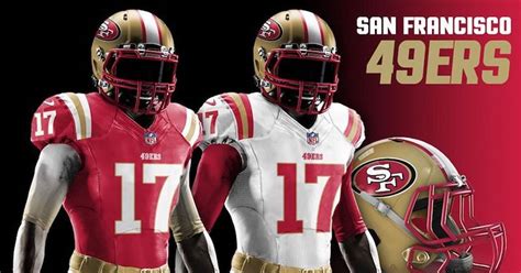 Redesigned uniforms for all 32 NFL teams in 2018